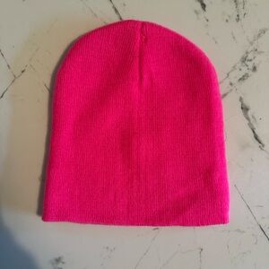 Vibrant Pink Beanie
